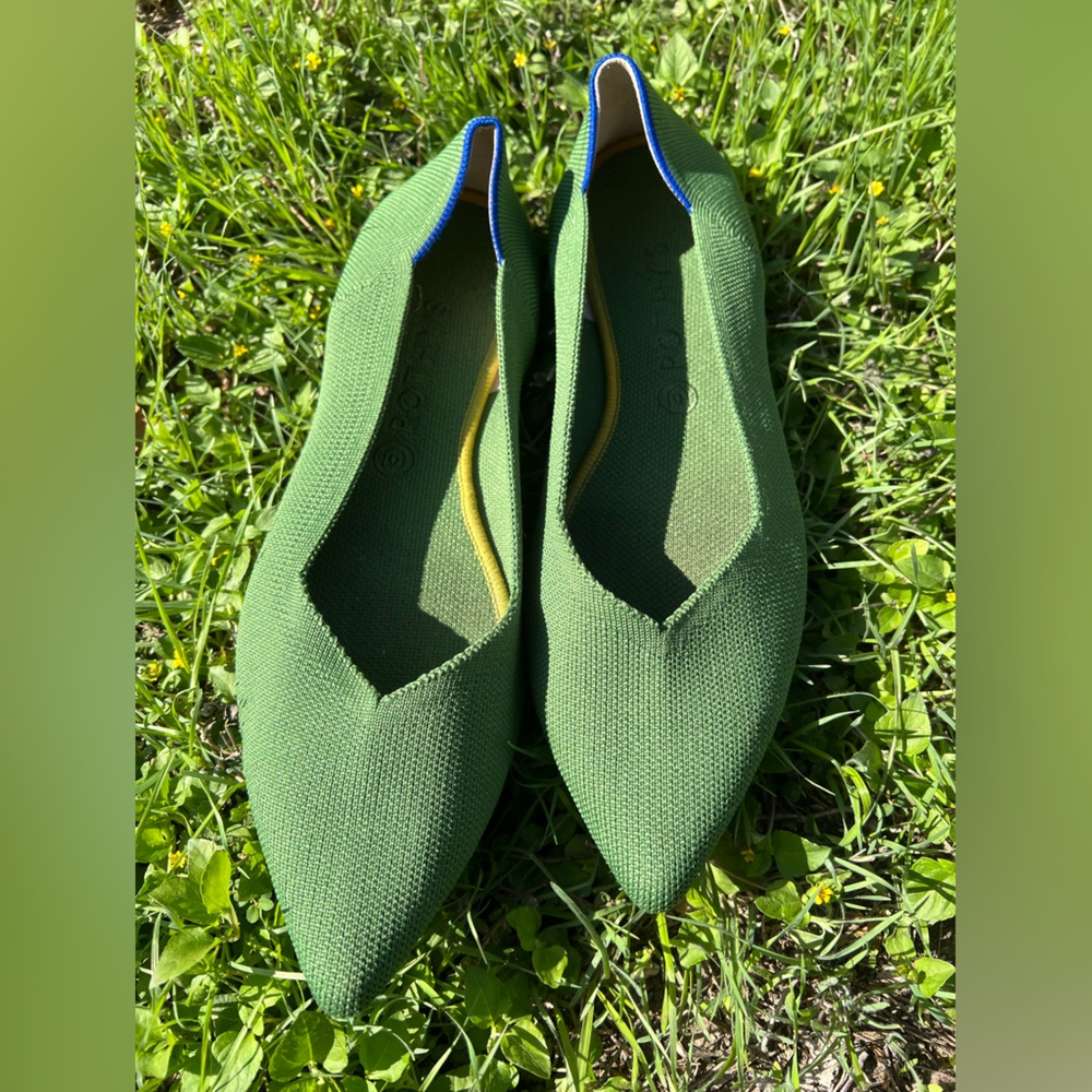 Rothy’s The Point sz 12.5 in Green